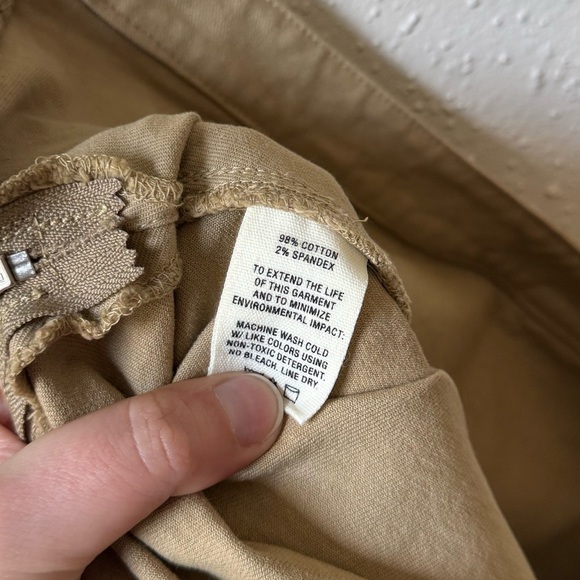 Alex Mill‎ Utility Side Zip Mini Skirt Khaki Size 2 Preppy Casual - Picture 6 of 6